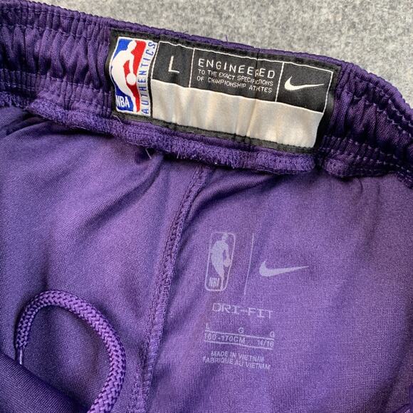 Phoenix Suns Shorts Boys Youth L Large Purple Player Engineered Basketball Nike - Picture 8 of 14